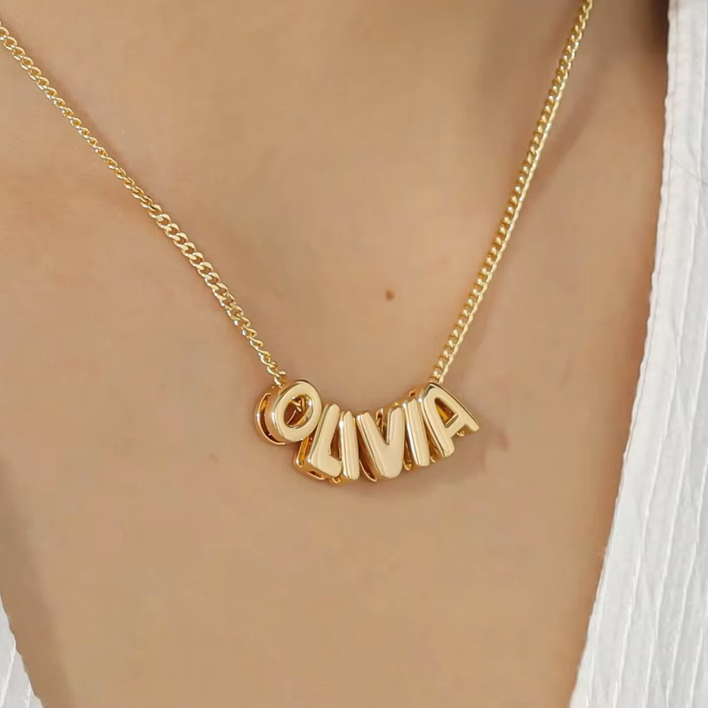 Original Name Bubble Necklace